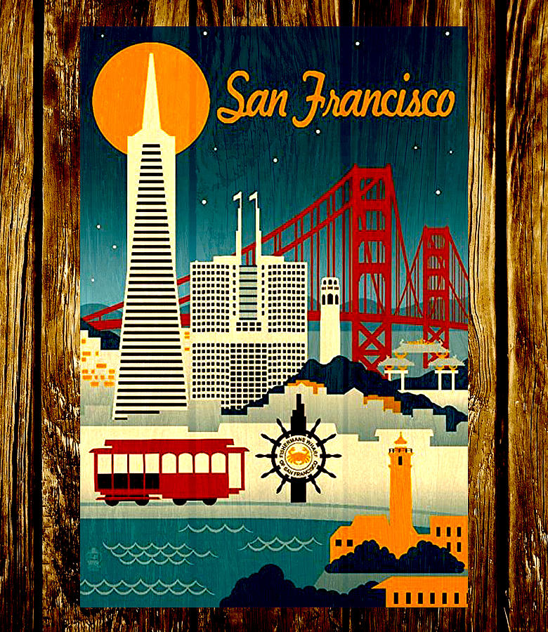 San Francisco 1 Digital Art by Steven Parker - Fine Art America