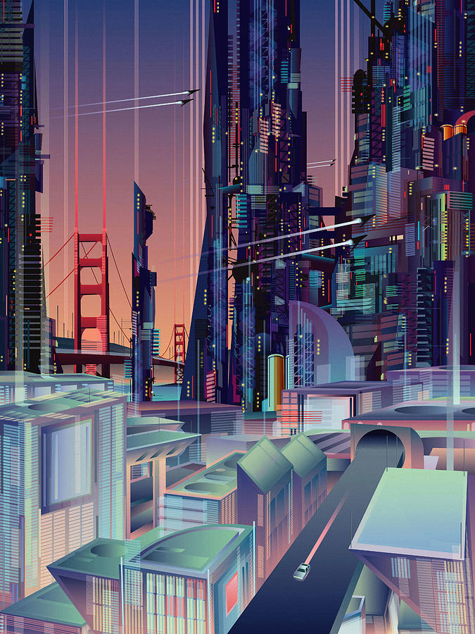 San Francisco 2300 Digital Art by John Wu