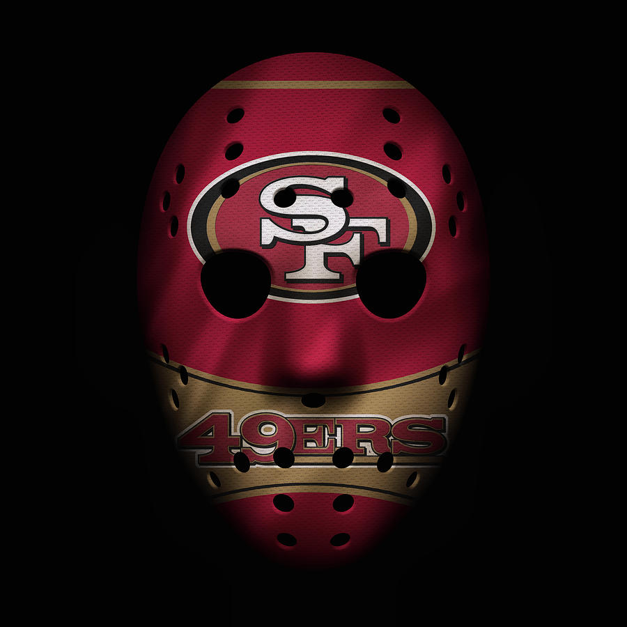 San Francisco 49ers Face Mask SF Warriors Face Mask 49ers 