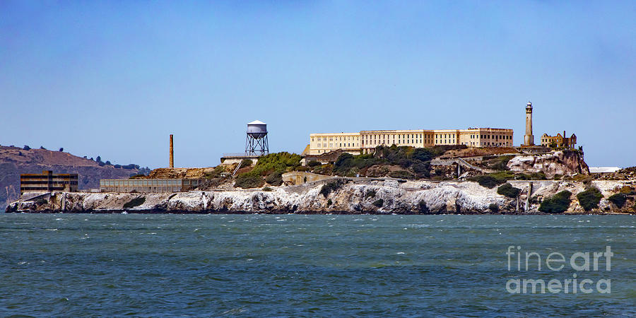 San Francisco Alcatraz Island R2535b Long Photograph by Wingsdomain Art and Photography