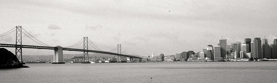 San Francisco And The Bay Bridge Photograph