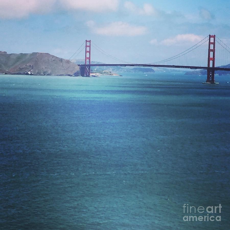 San Francisco Bay and GOLDEN GATE Bridge  Photograph by Catherine Ludwig Donleycott