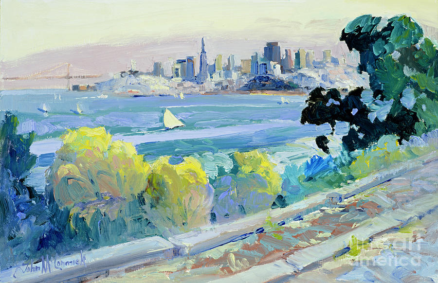 San Francisco Bay Painting by John McCormick