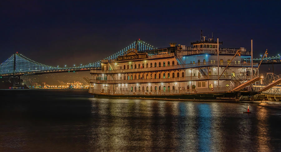 San Francisco Belle at Night Photograph by Marcy Wielfaert
