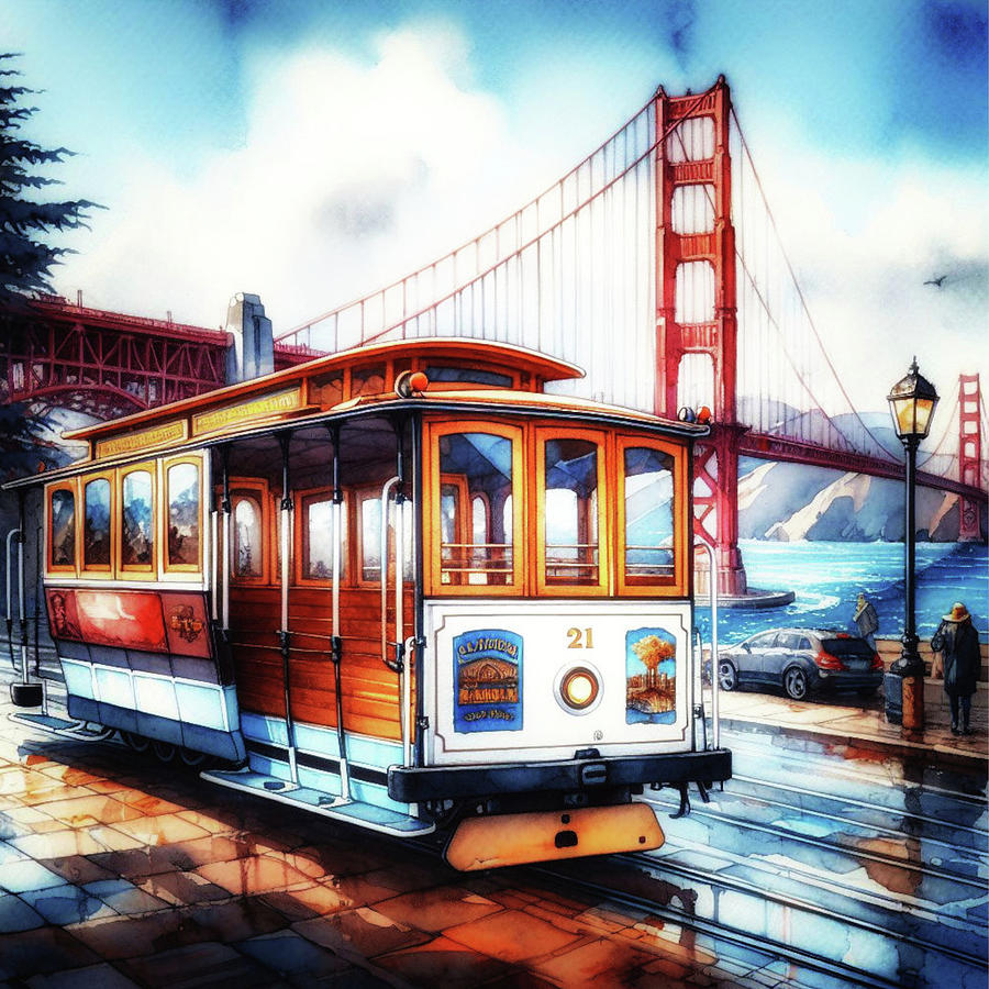 San Francisco Cable Car Photograph by James DeFazio