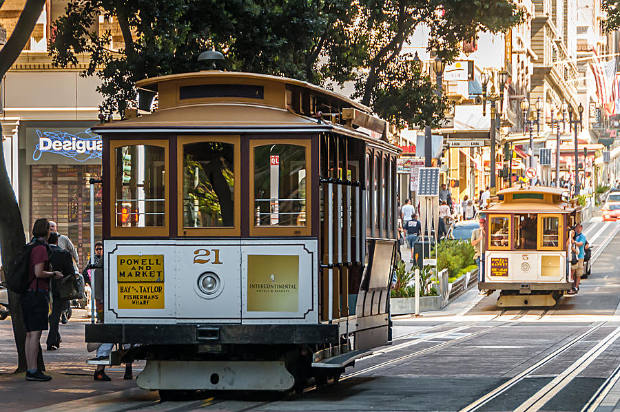 San Francisco Cable Cars Photograph by Anthony Sacco