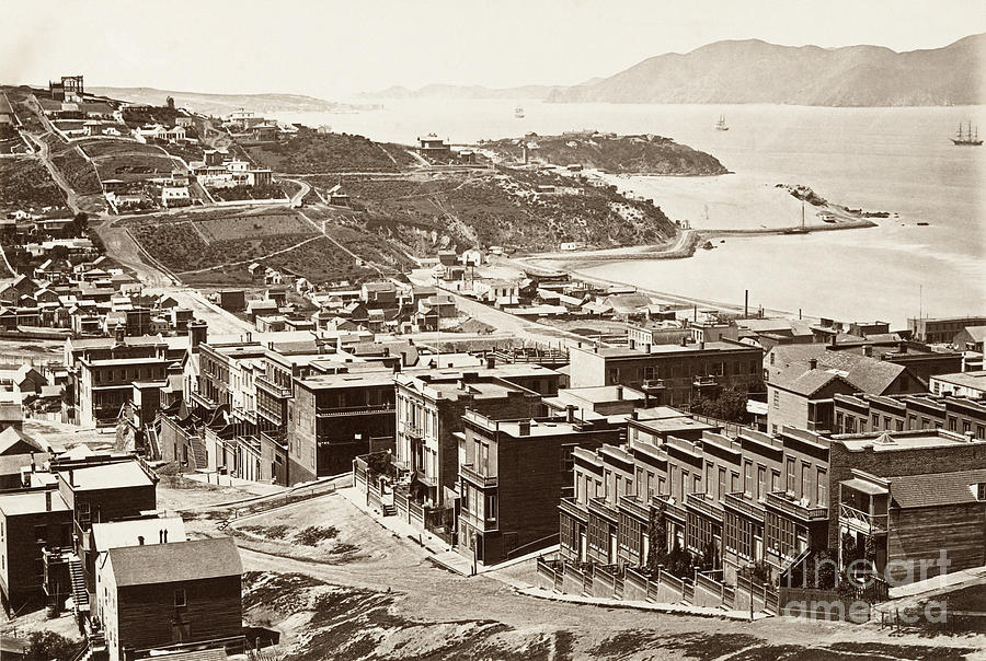 San Francisco, California, c1869 Photograph by Carlton Watkins