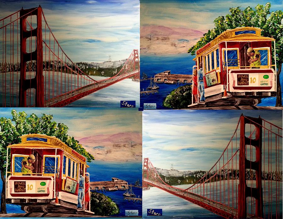 Architecture Painting - San Francisco Charm by Irving Starr