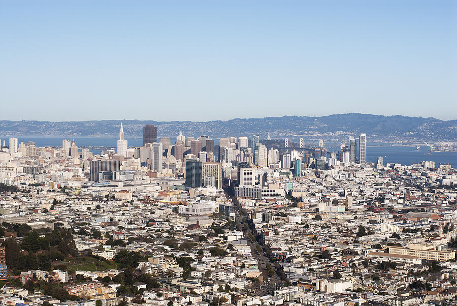 San Francisco city view from Twin Peaks Photograph by Lyn Holly Coorg