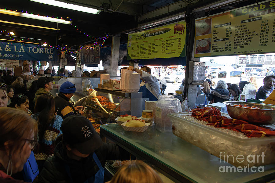 San Francisco Fishermans Wharf Fish Dungeness Crab and Other