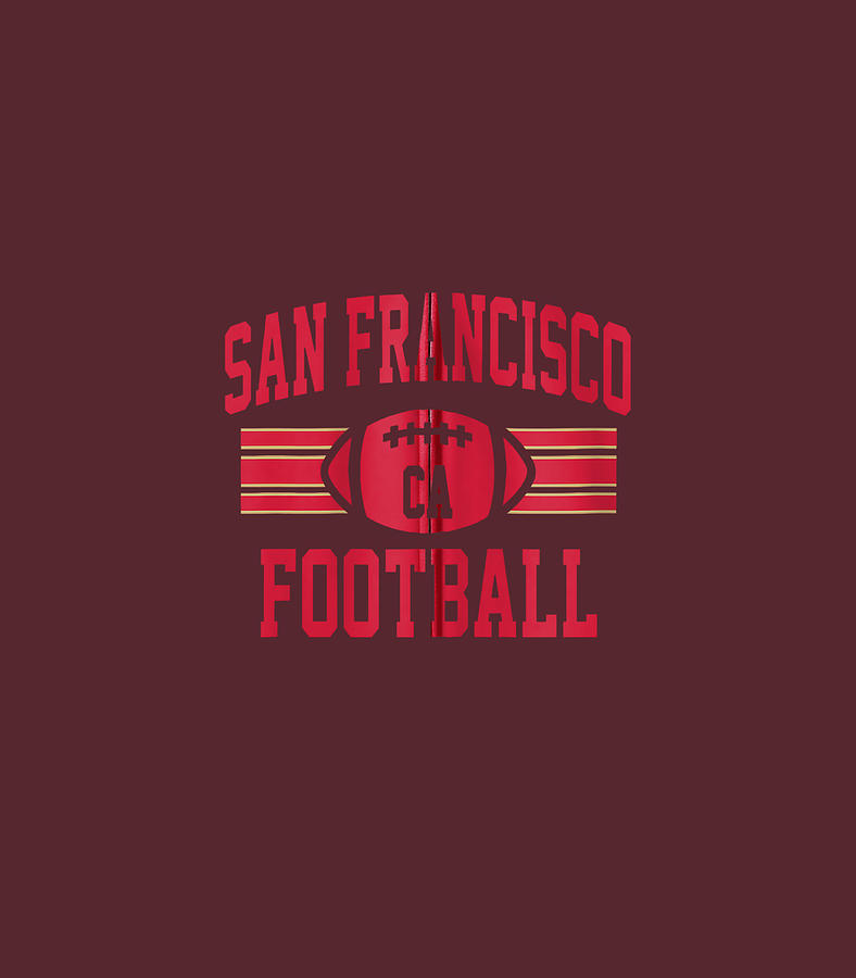 San Francisco Football Athletic Vintage Sports Team Fan Digital Art by ...