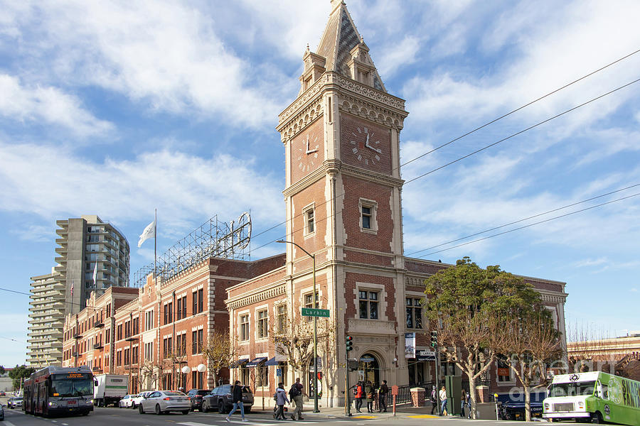 San Francisco Photograph - San Francisco Ghirardelli Chocolate Factory And Clock Tower R1776 by San Francisco