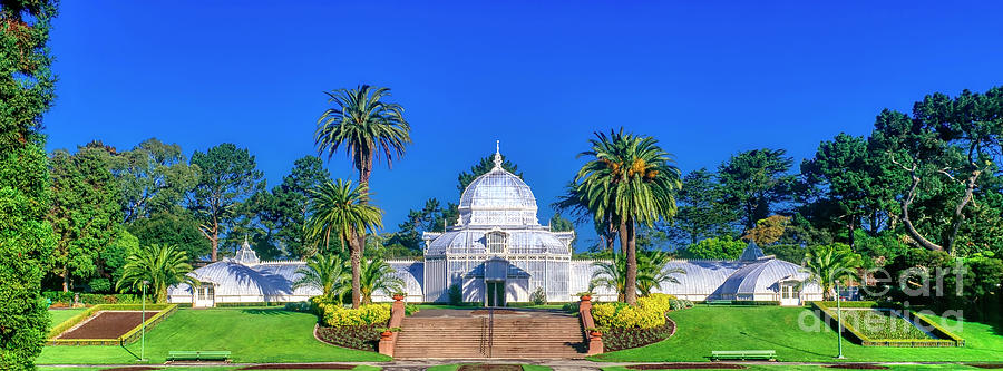 San Francisco Golden Gate Park Conservatory of flowers  Photograph by Tom Jelen
