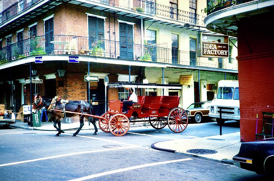 New Orleans Gay 90s Carriage in 1984 Photograph by Gordon James