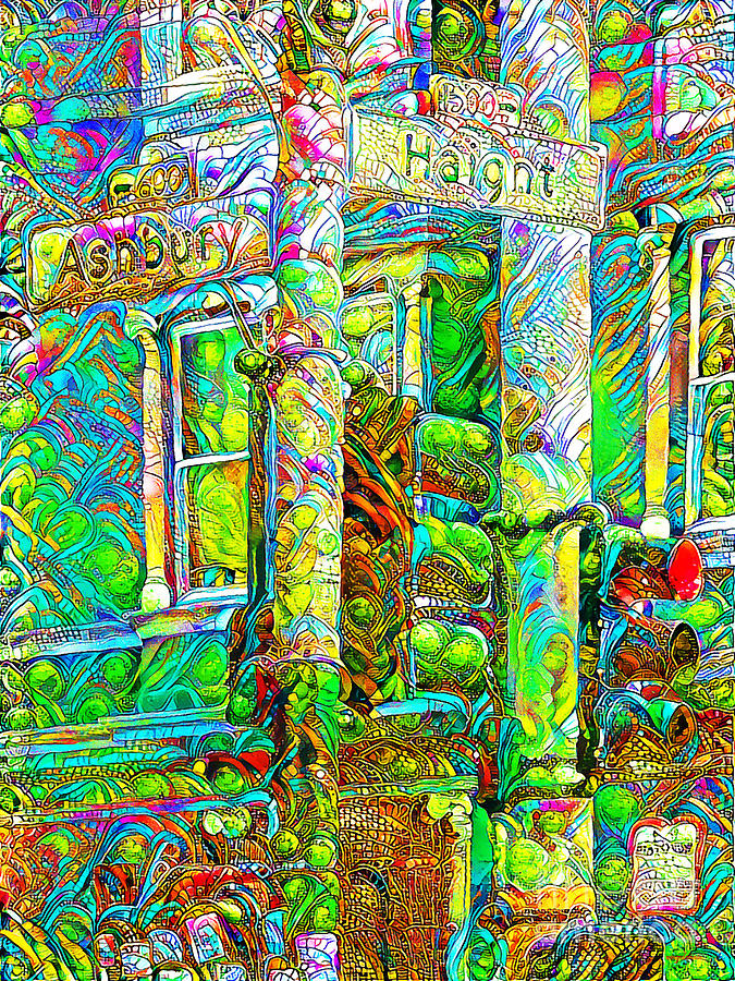 San Francisco Haight Ashbury in Bright Vibrant Color Motif 20200507  Photograph by San Francisco Artist - Pixels