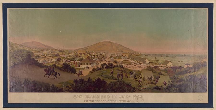 San Francisco in July 1849 Photograph by Popular Art