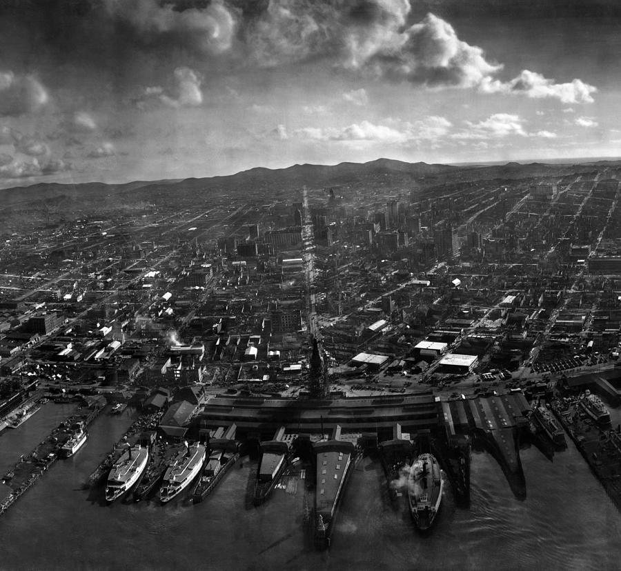 San Francisco In Ruins After Earthquake - 1906 Photograph by War Is Hell Store
