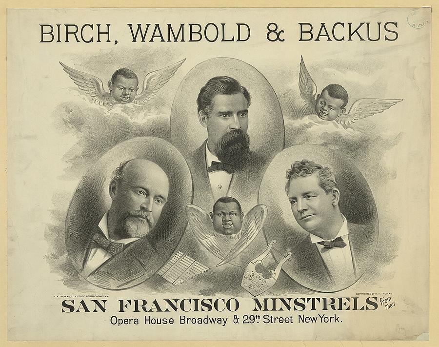 San Francisco minstrels  Photograph by Popular Art