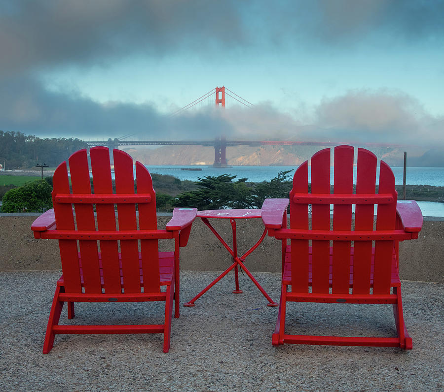 San Francisco Morning at Tunnel Tops Park Photograph by Ken Stampfer