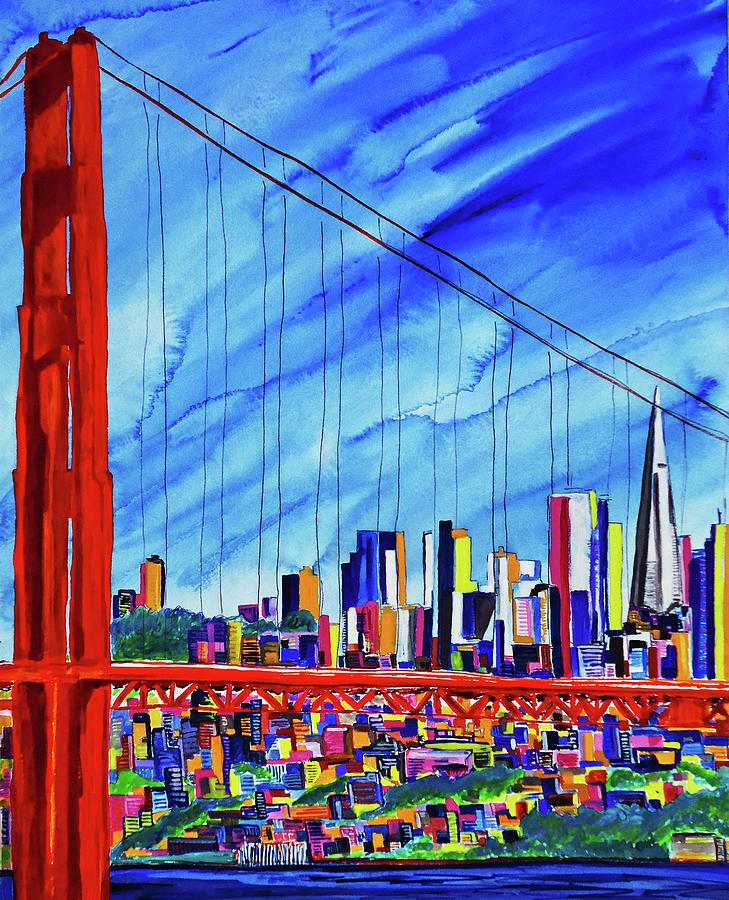 San Francisco Painting by Nicholas Vitale - Fine Art America