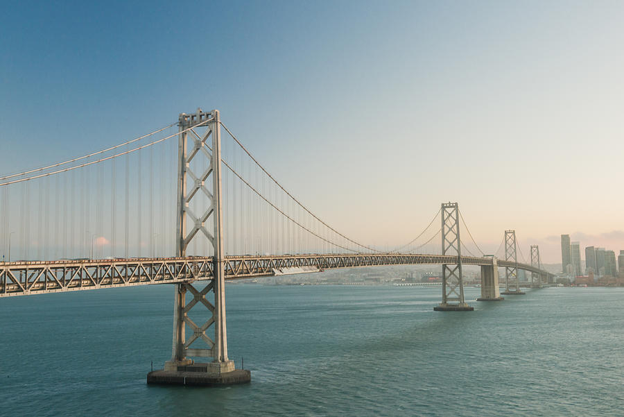 San Francisco Oakland Bay Bridge Architecture California USA Photograph by Boogich