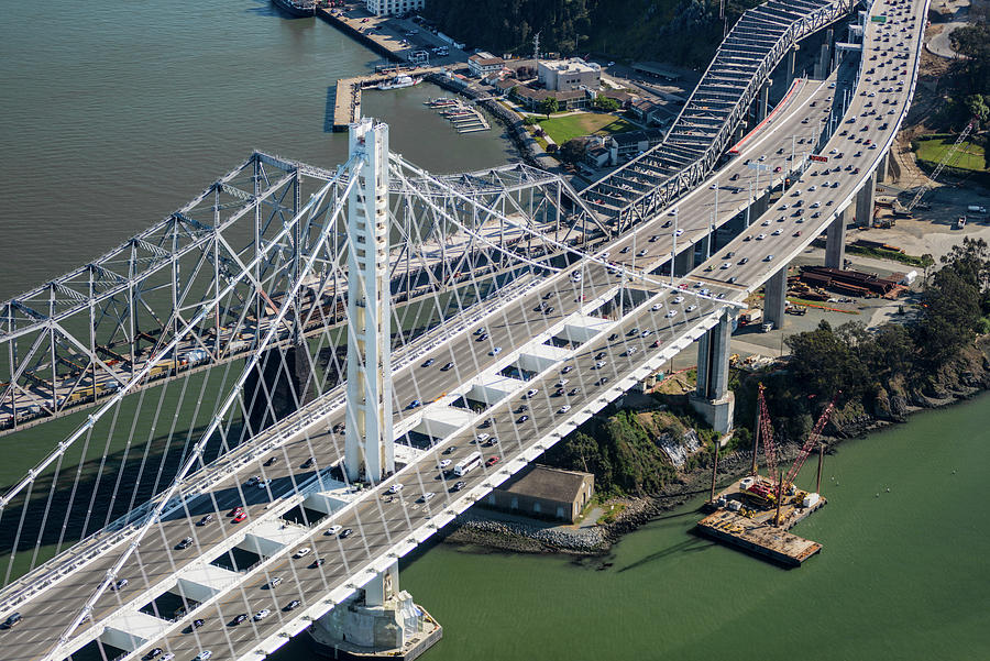 San Francisco Oakland Bay Bridge Eastern Span 2014 Photograph by Steve Gadomski