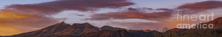 San Francisco Peaks At Sunset Photograph by Jim Wilce