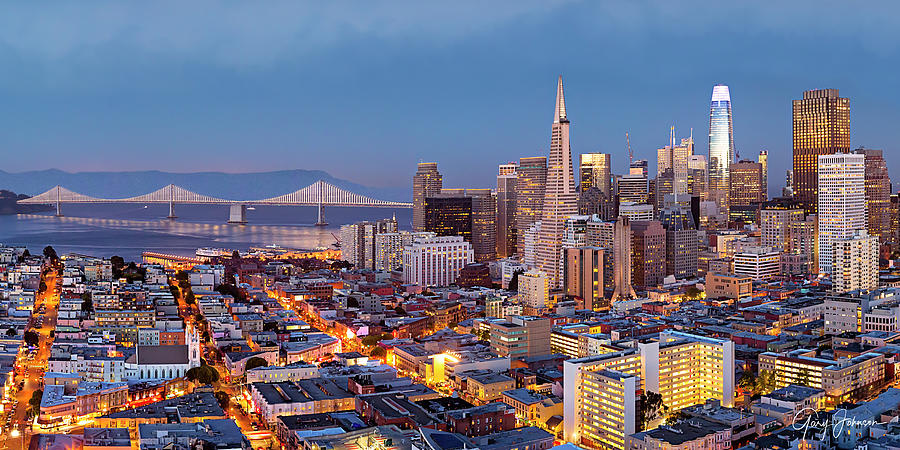 San Francisco Skyline 2 Photograph by Gary Johnson