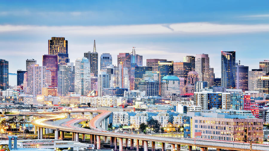 San Francisco skyline Photograph by Eduard Moldoveanu