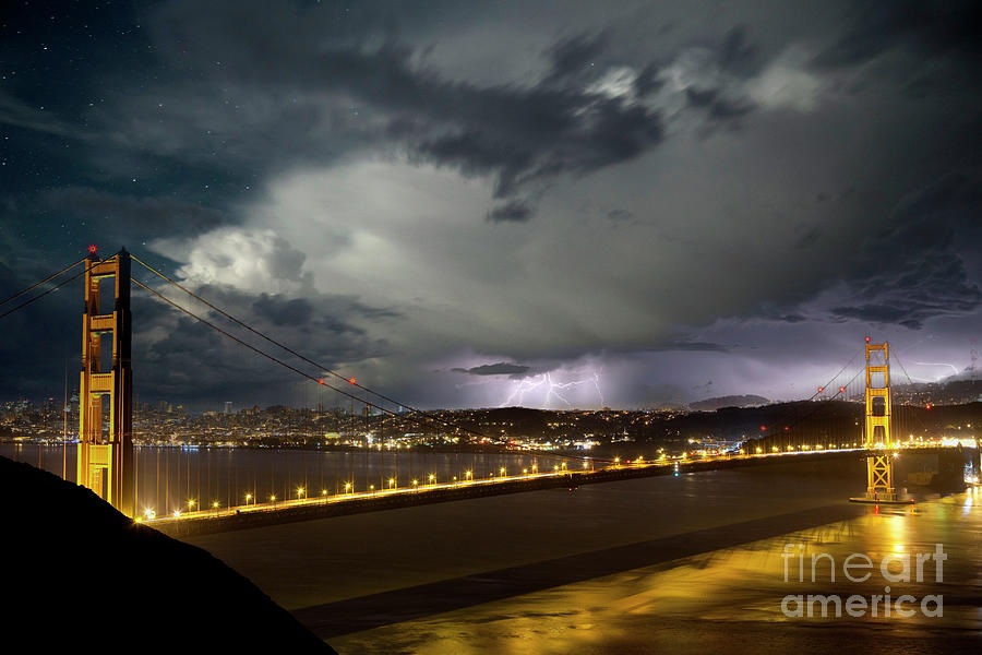 San Francisco Storm Photograph by Keith Kapple