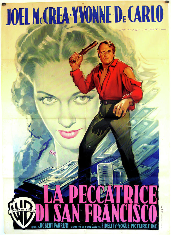 San Francisco Story, 1952 - art by Luigi Martinati Mixed Media by Movie World Posters