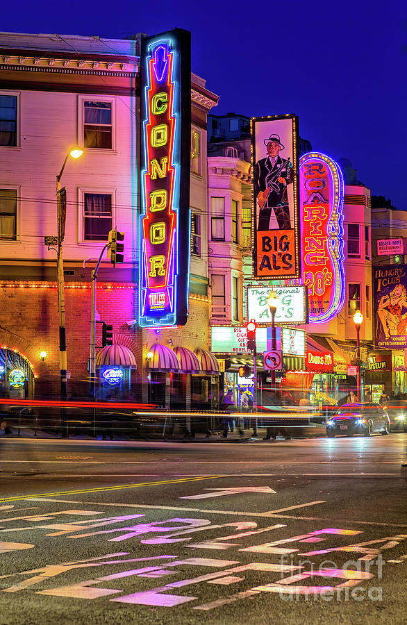 San Francisco Strip Clubs Photograph by Jerry Fornarotto