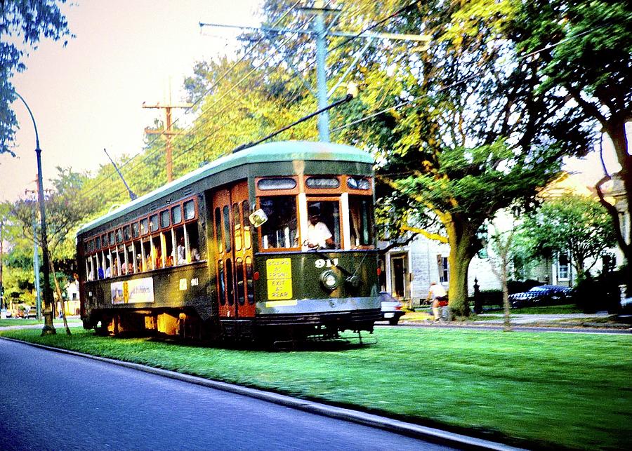 New Orleans Tram Car 1984 Photograph by Gordon James