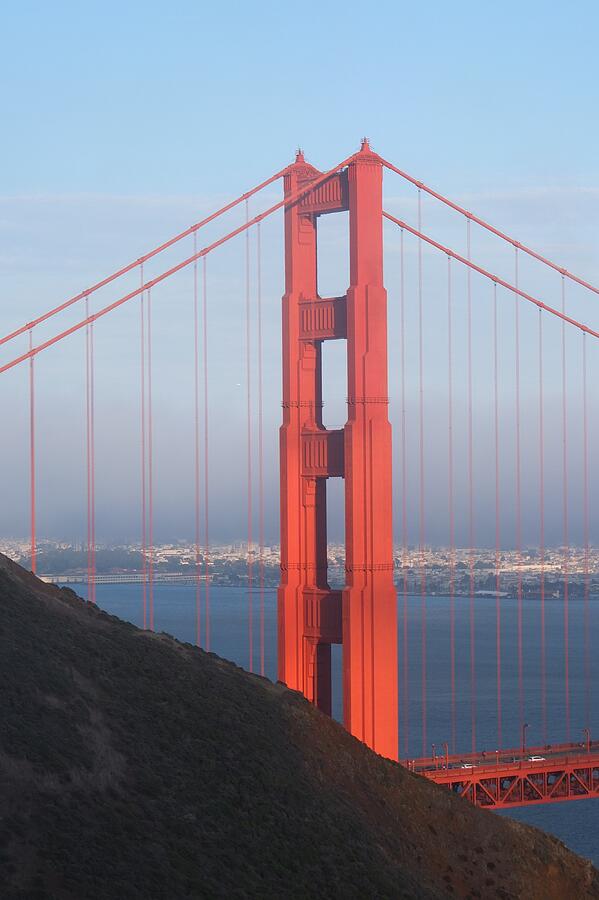San Franciscos Golden Gate Bridge Photograph by Travel Essayist