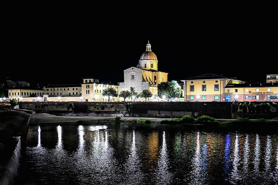 San Frediano in Cestello at Night Photograph by Steven Nelson