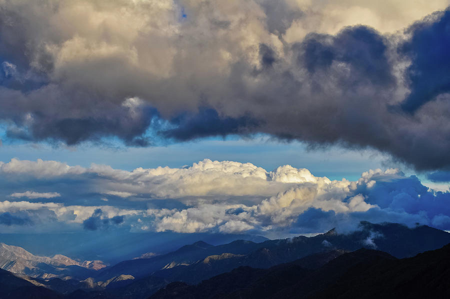 San Gabriel Mountains National Monument Cloudscape Photograph by Kyle Hanson