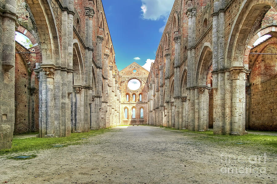 San Galgano Abbey - Tuscany - Italy Photograph by Paolo Signorini