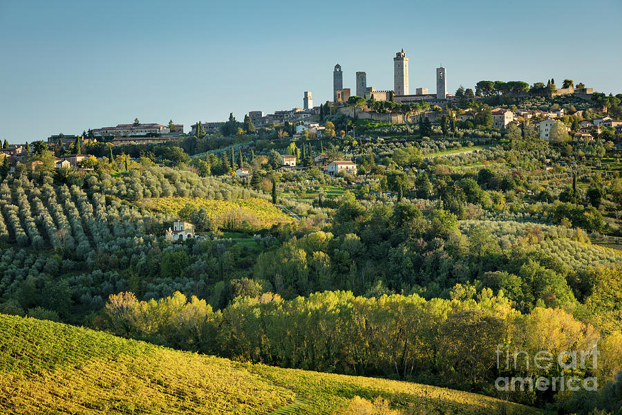 San Gimignano Tuscany Italy  Landscape Photograph by Brian Jannsen