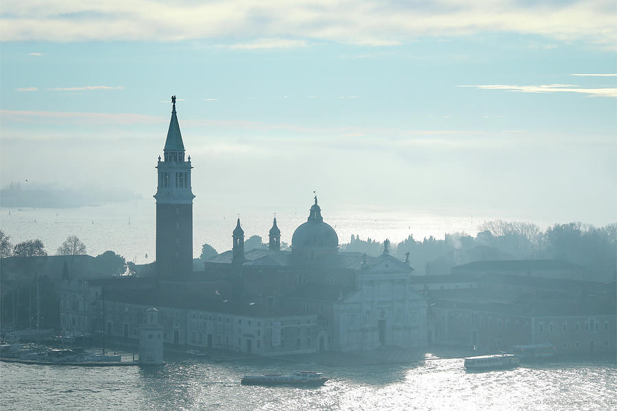 San Giorgio Maggiore In The Fog Photograph