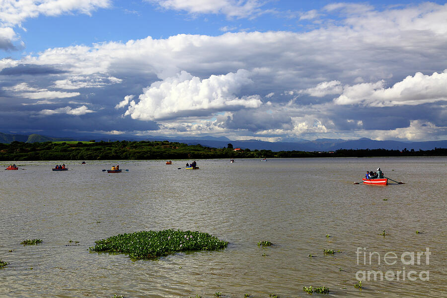 San Jacinto reservoir panorama Tarija Bolivia Photograph by James Brunker