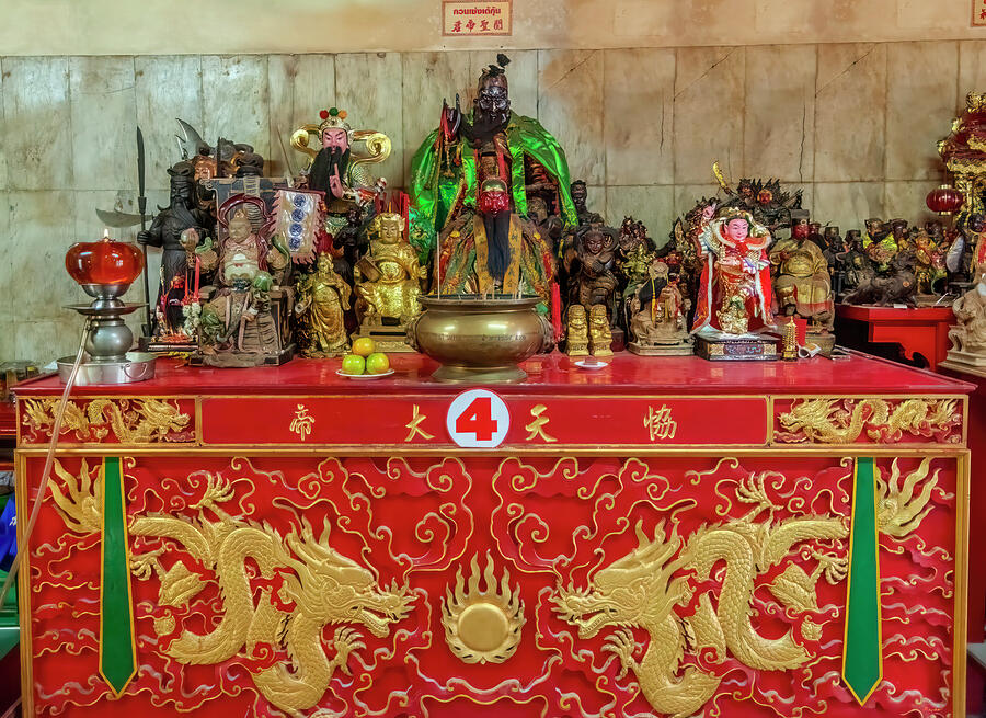 San Jao Pud Jor or Kuan Im Teng Altar 4 DTHP0520 Photograph by Gerry Gantt San Jao Pud Jor or Kuan Im Teng Altar 4 DTHP0520 Photograph by Gerry Gantt