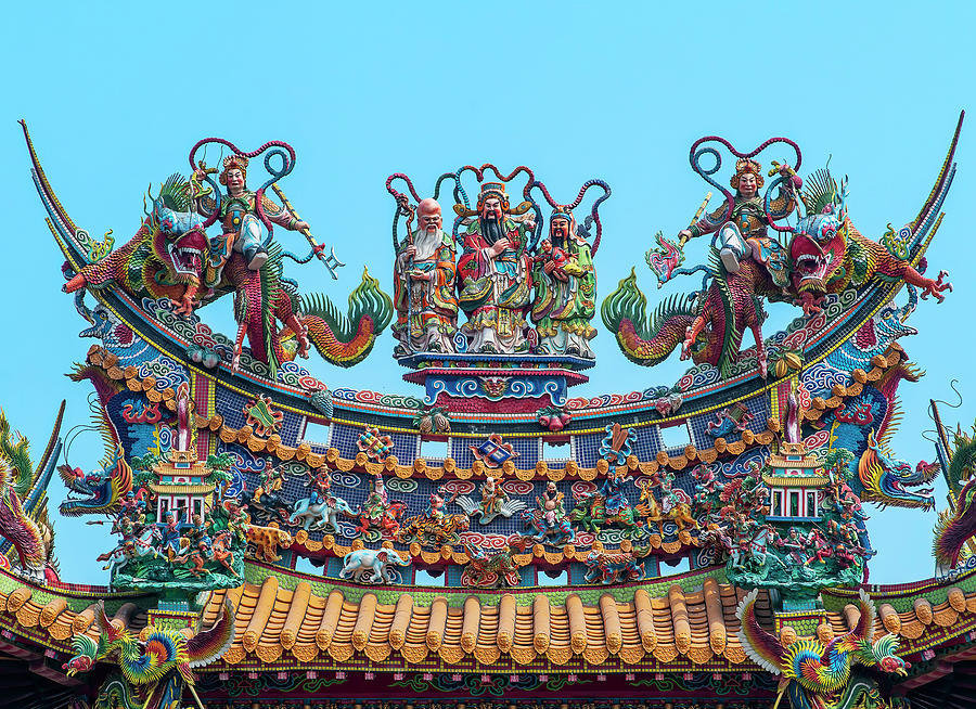 San Jao Xian Lo Dai Tien Gong Dragon Gate Bodhisattva DTHSP0328 Photograph by Gerry Gantt