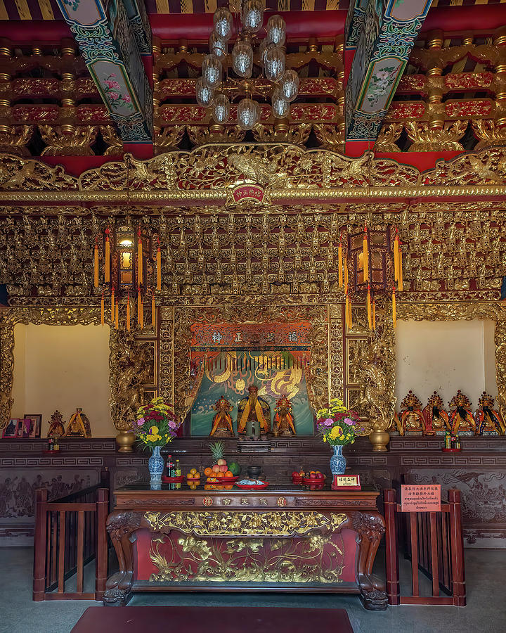 San Jao Xian Lo Dai Tien Gong Fu De Zheng Shen Altar DTHSP0300 Photograph by Gerry Gantt