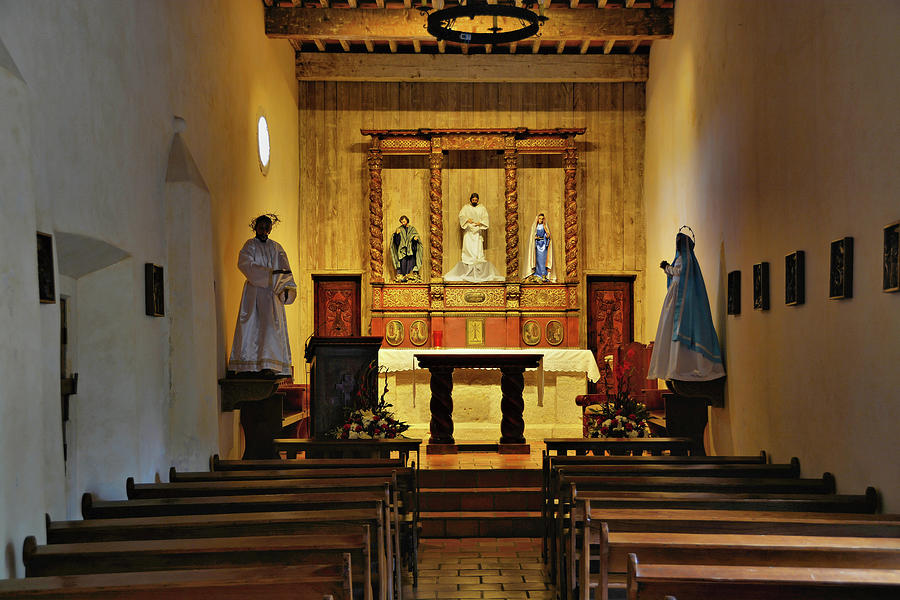 San Juan Chapel Interior Photograph by Ben Prepelka