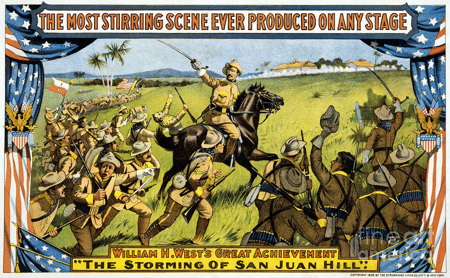 San Juan Hill Performance, c1899 Drawing by Granger - Fine Art America