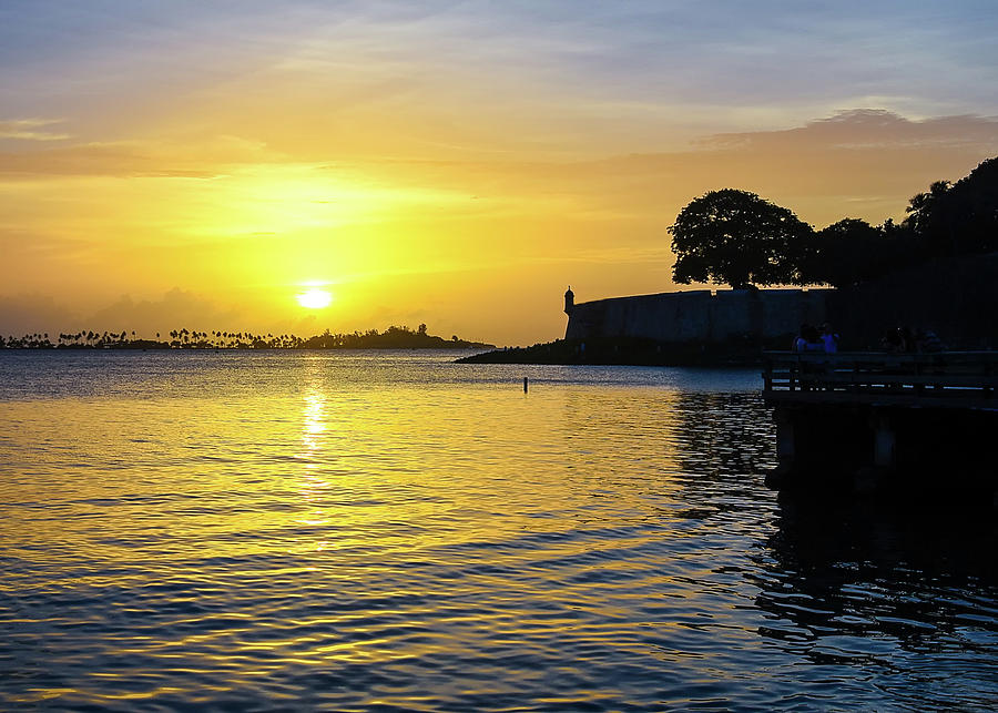 San Juan Sunset Photograph by Elena Cintron - Pixels