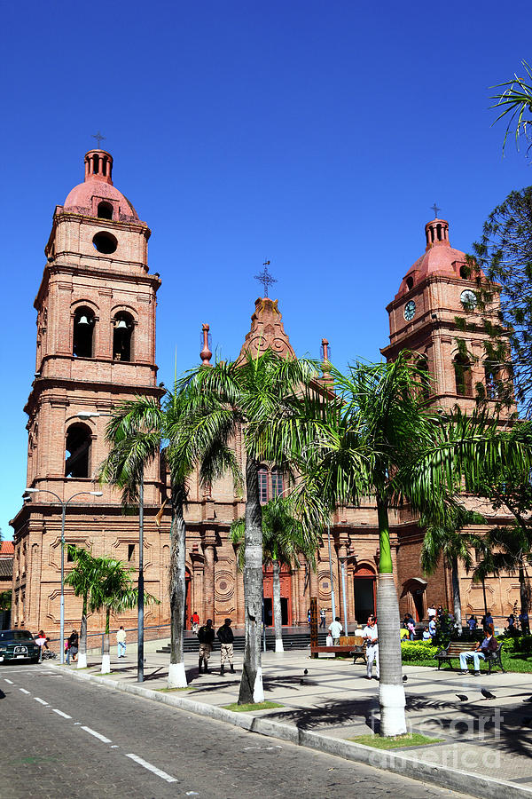 San Lorenzo cathedral Santa Cruz Bolivia Photograph by James Brunker