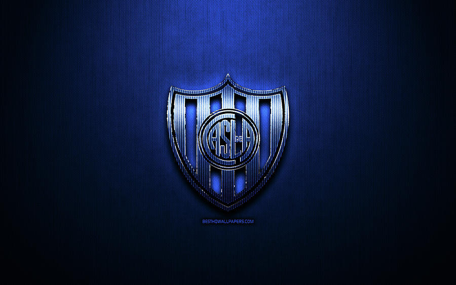 San Lorenzo FC blue metal background Argentine Primera Division ...