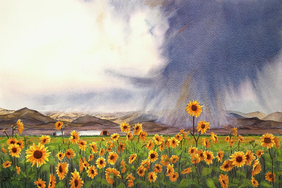San Luis Valley Mixed Media by Joan Wolbier