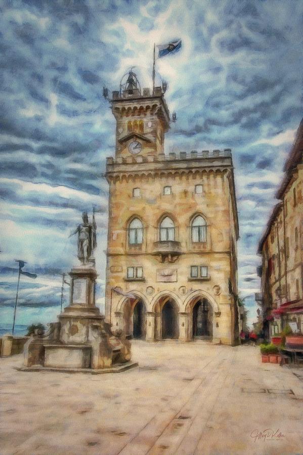 San Marino Painting by Jeffrey Kolker